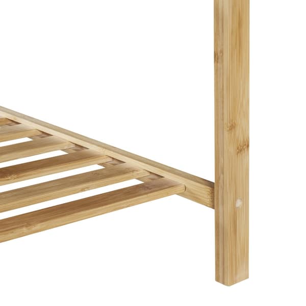 Klädställning Öckerö 150x60x40 cm bambu [en.casa]