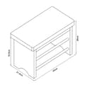 Miniatyrbild 4 av 6: Stegpall Ryslinge 33x21,5x20 cm bambu [en.casa]