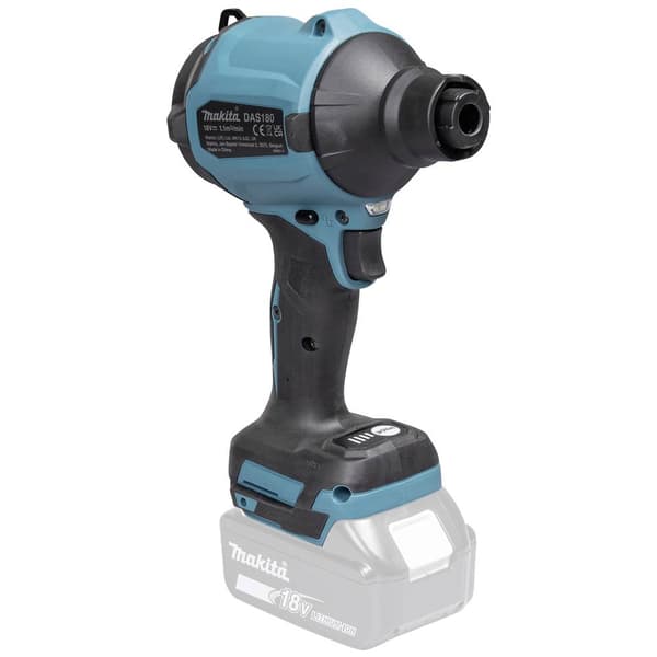Makita DAS180Z Batteridriven fläkt Luftflödeshastighet 1.1 m³/min Lufthastighet 200 m/s Li-Ion 18 V exkl. batteri/ladda