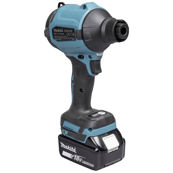 Makita DAS180Z Batteridriven fläkt Luftflödeshastighet 1.1 m³/min Lufthastighet 200 m/s Li-Ion 18 V exkl. batteri/ladda
