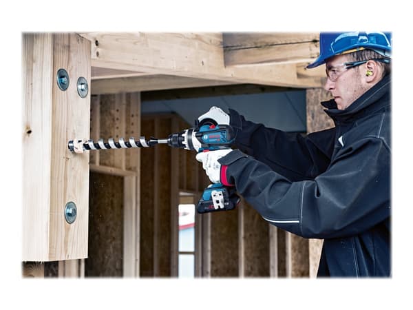 Bosch GSB 18V-110 C Professional - Hammerbor/driver - trådløs - 2 hastigheter - nøkkelfri borhylse 13 mm - 110 N·m - 2 batterier - 18 V