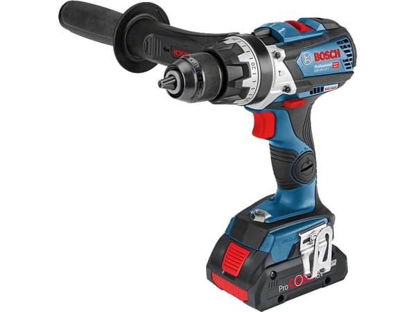 Bosch GSB 18V-110 C Professional - Hammerbor/driver - trådløs - 2 hastigheter - nøkkelfri borhylse 13 mm - 110 N·m - 2 batterier - 18 V
