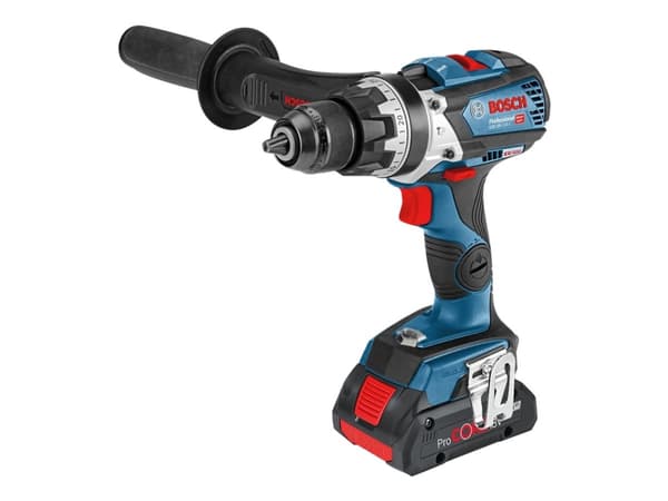 Bosch GSB 18V-110 C Professional - Hammerbor/driver - trådløs - 2 hastigheter - nøkkelfri borhylse 13 mm - 110 N·m - 2 batterier - 18 V