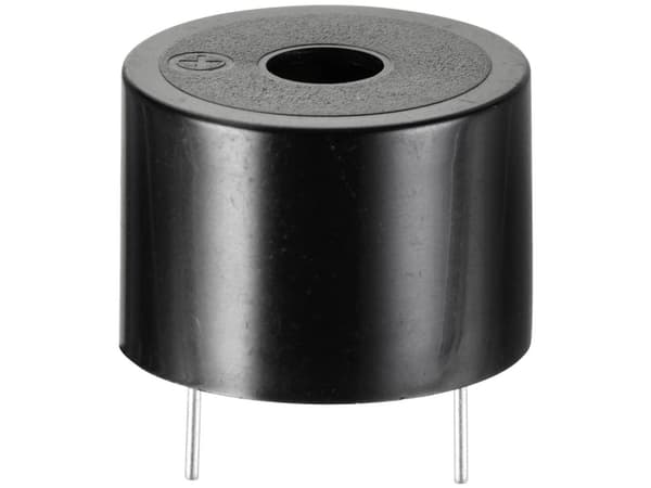 TRU COMPONENTS TC-10089008 Piezoalarm Ljudnivå: 85 dB Spänning: 12 V Kontinuerligt ljud 1 st