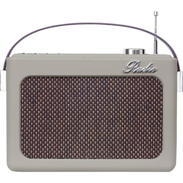 Bordsradio Silva Schneider Mono 1968 BT FM uppladdningsbart, Väckningsfunktion Grå