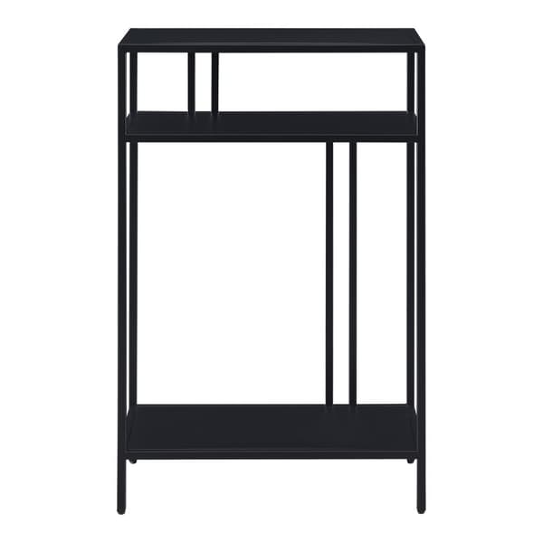 Sidobord Kumlinge 85x55x30 cm svart avlastningsbord [en.casa]