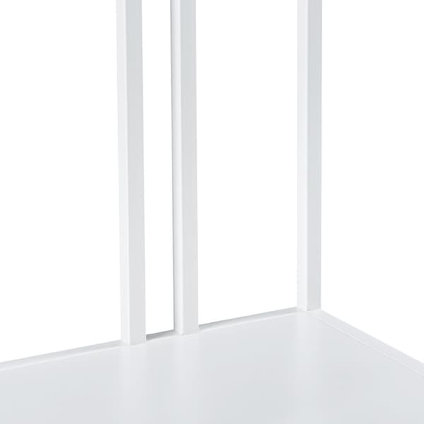 Sidobord Kumlinge 85x55x30 cm vit avlastningsbord [en.casa]