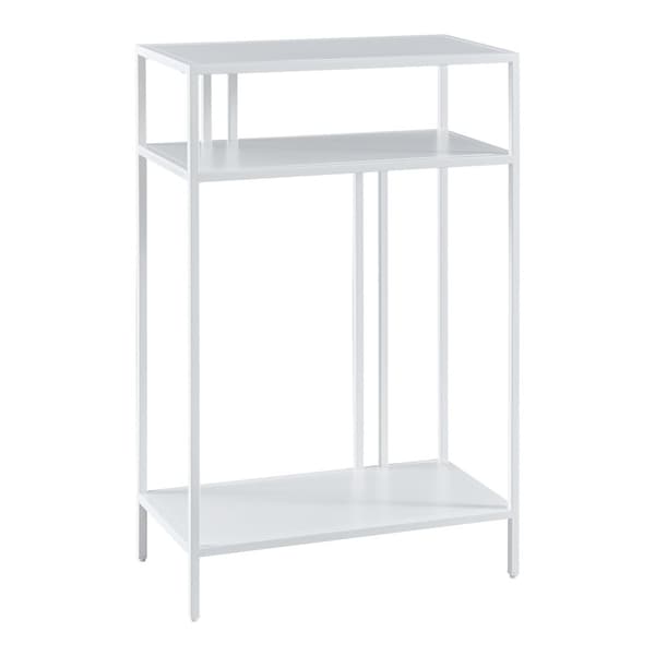 Sidobord Kumlinge 85x55x30 cm vit avlastningsbord [en.casa]