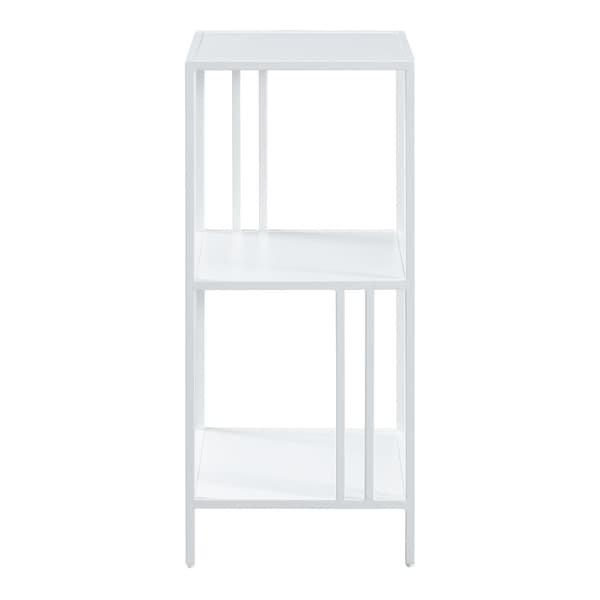 Hylla Kumlinge 80x35x35 cm stål vit [en.casa]