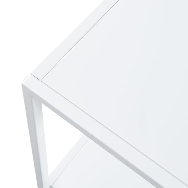 Hylla Kumlinge 80x35x35 cm stål vit [en.casa]