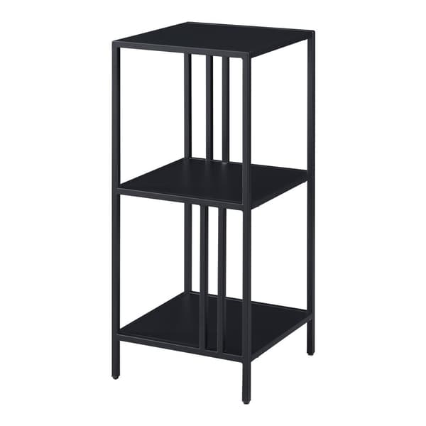 Hylla Kumlinge 80x35x35 cm stål svart [en.casa]