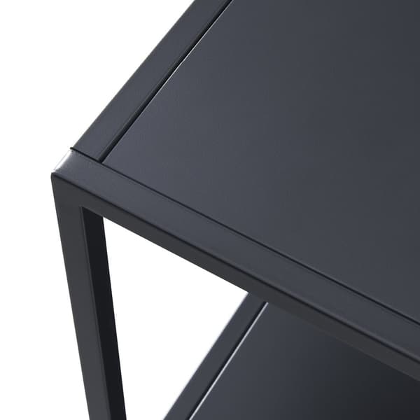 Hylla Kumlinge 80x35x35 cm stål svart [en.casa]