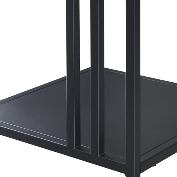 Hylla Kumlinge 80x35x35 cm stål svart [en.casa]