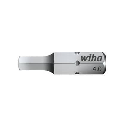 Wiha 7013 Z, 1 stykker, Stål, DIN 3126, ISO 1173, 25 mm, 25,4 / 4 mm (1 / 4"), Sekskantet
