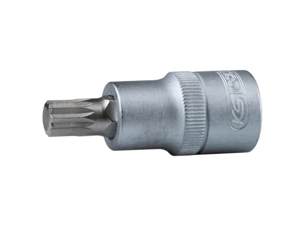 KS Tools 911.1344-E, Stikkontakt, 1/2", 1 hoder, M12, Kromvanadiumstål, DIN 3120, ISO 1174