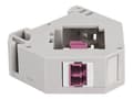 Miniatyrbild 3 av 5: Delock - Adapter för montering av trapetsjack på DIN-skena - LC Duplex - violett