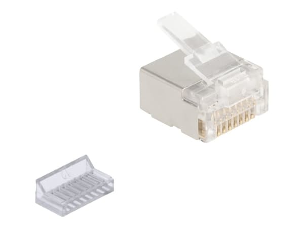 DeLOCK 67019, RJ45, Valkoinen, Uros, Polykarbonaatti (PC), Cat6a, 12,5 mm