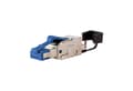 Pikkukuva 1 / 2: METZ CONNECT 40G RJ45 field plug pro, RJ45, Sininen, Uros, Suora, Muovi, Sinkki, Cat8.1