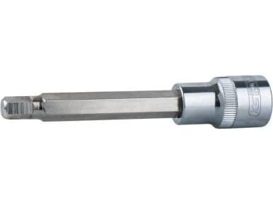 KS Tools 918.1662-E, Stikkontakt, 1/2", 1 hoder, 12 mm, Kromvanadiumstål, DIN 3120, ISO 1174, DIN 7422