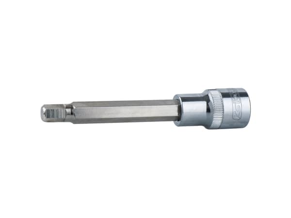 KS Tools 918.1662-E, Stikkontakt, 1/2", 1 hoder, 12 mm, Kromvanadiumstål, DIN 3120, ISO 1174, DIN 7422
