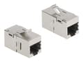 Miniatyrbild 1 av 2: Delock - Trapetskopplare - RJ-45 (hona) - STP - CAT 6a (paket om 2)