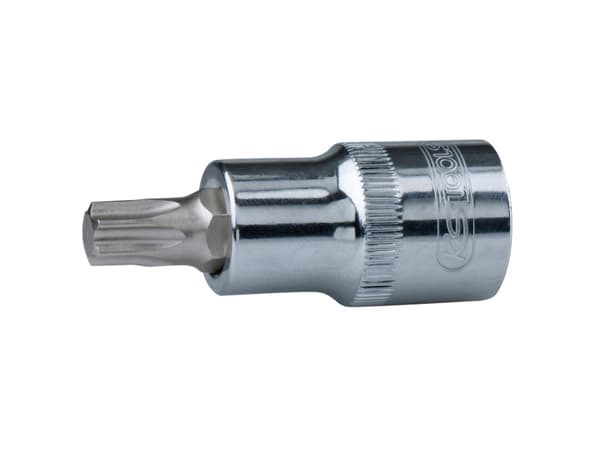 KS Tools 918.1623-E, Stikkontakt, 1/2", Metrisk, 1 hoder, T25, Kromvanadiumstål