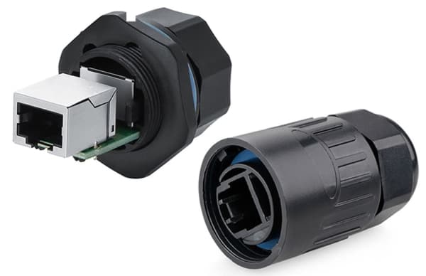 Alcasa IC06-R102, RJ45, Sort, Kopper, Plast, Silikagel, IP65, IP67, -40 - 80 °C