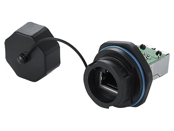 Alcasa IC06-R102, RJ45, Sort, Kopper, Plast, Silikagel, IP65, IP67, -40 - 80 °C