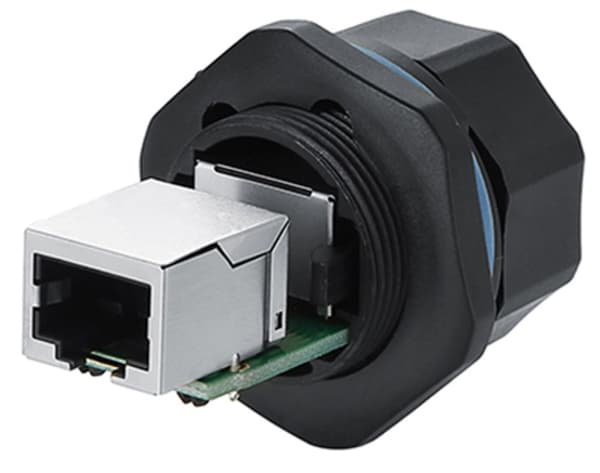 Alcasa IC06-R102, RJ45, Sort, Kopper, Plast, Silikagel, IP65, IP67, -40 - 80 °C