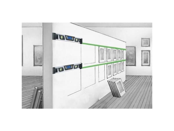 Laserliner DigiLevel Laser G40, 0,4 m, Harmaa, 0,5 mm, Aste, mm/m, LCD, AAA