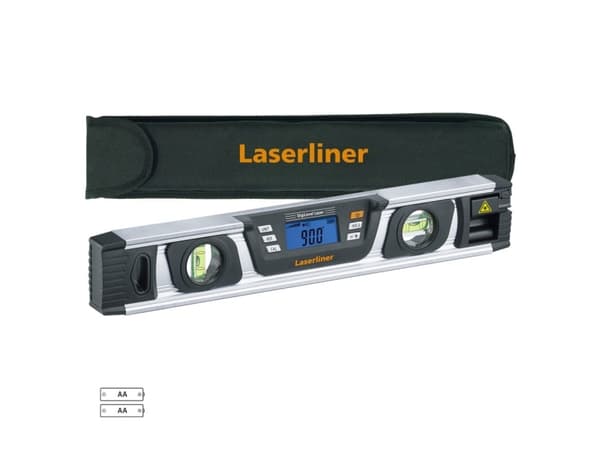Laserliner DigiLevel Laser G40, 0,4 m, Harmaa, 0,5 mm, Aste, mm/m, LCD, AAA