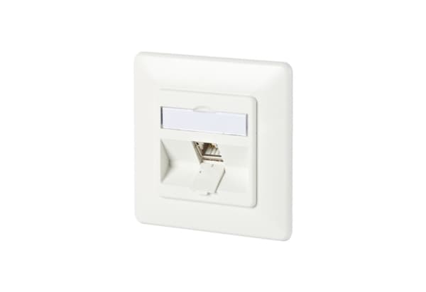 METZ CONNECT 130B11D11002-E, RJ-45, 6a, Vit, 1 styck