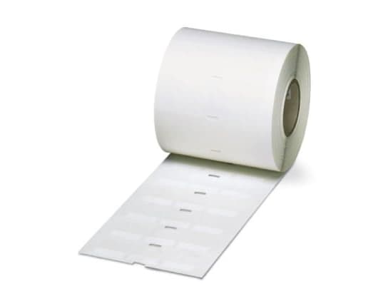 Phoenix WML 5 (25X10)R, vit, PVC, termotransfer, Tyskland, RoHS, 25,4 mm