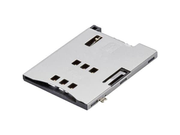 Molex SIM-kort-slot Samlet antal poler 6 Rastermål: 2.54 mm 47553-2001 1 stk Tape on Mini reel