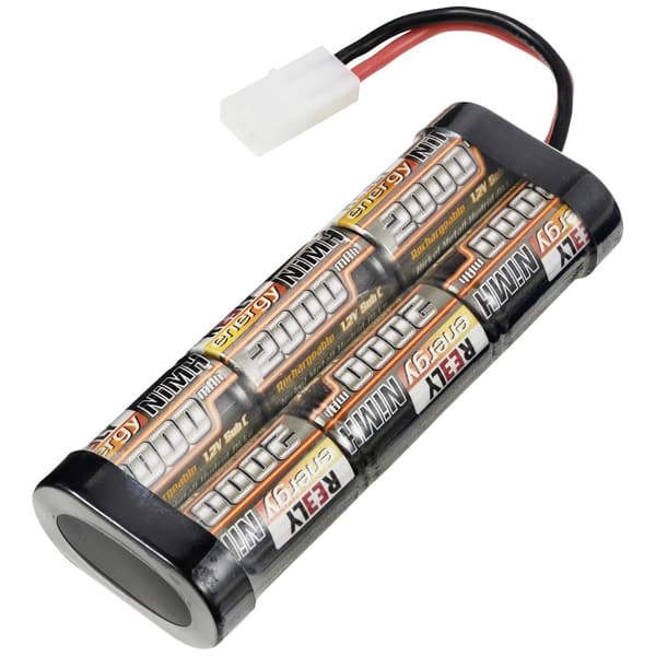 Reely RC Batteripack (NiMh) 7.2 V 2000 mAh Antal celler: 6 Stick Tamiya