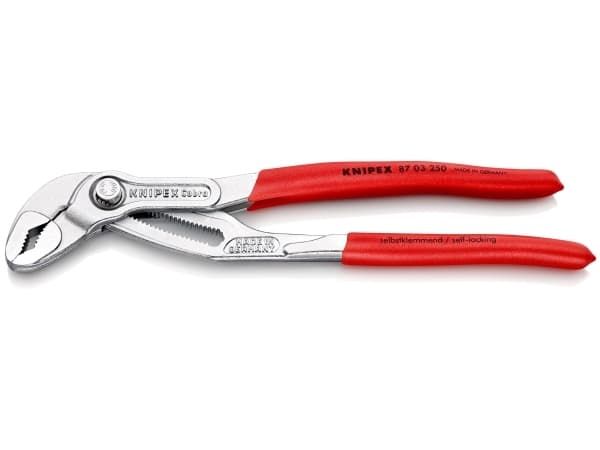 Knipex 87 03 250, Tång, 5 cm, 4,6 cm, Stötbeständig, Dielektrisk, Kromvanadiumstål, Plast, Plast