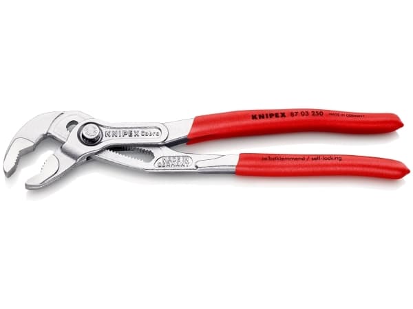 Knipex 87 03 250, Tång, 5 cm, 4,6 cm, Stötbeständig, Dielektrisk, Kromvanadiumstål, Plast, Plast