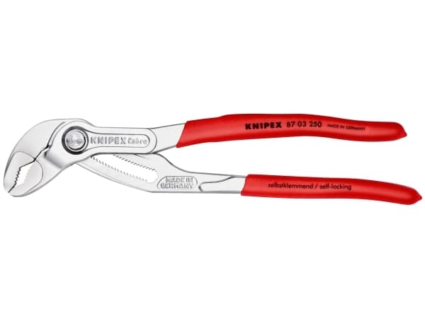 Knipex 87 03 250, Tång, 5 cm, 4,6 cm, Stötbeständig, Dielektrisk, Kromvanadiumstål, Plast, Plast