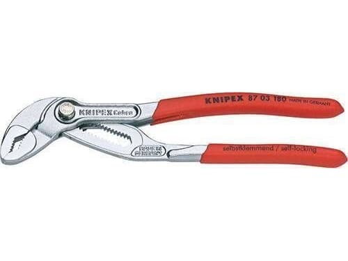 Knipex 87 03 250, Tång, 5 cm, 4,6 cm, Stötbeständig, Dielektrisk, Kromvanadiumstål, Plast, Plast