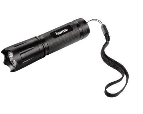 Hama Classic, Taskulamppu otsanauhalla, Musta, IP54, LED, 1 lamppua, 1 W musta