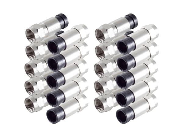 shiverpeaks BS15-300314, F-typ, F, F, 7 mm, Rostfritt stål, 10 styck
