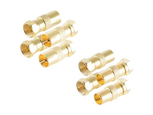 shiverpeaks BS15-301114, IEC, F, Hankontakt, Honkontakt, Guld, Guld