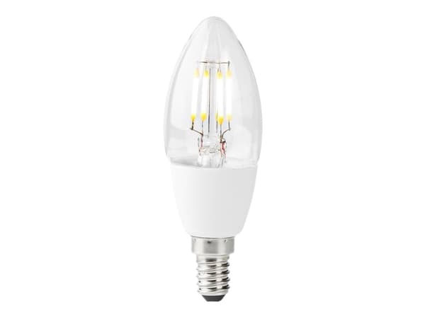 Nedis WIFILF10WTC37, Älylamppu, Wi-Fi, Läpinäkyvä, LED, E14, Lämmin valkoinen