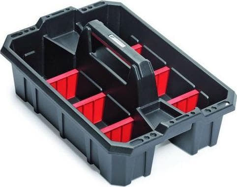 Prosperplast TOOL CARRIER WITH DIVIDERS CARGO PLUS BLACK 495x345x210mm KCA50S