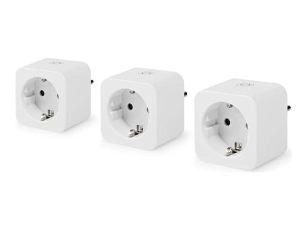 Nedis Smartlife Smart Plug - 3-Pack - WIFIP131FWT3 | WLAN| 3680 W | Type F (CEE 7/7)