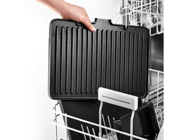Braun CG 7020, Sort, Rustfritt stål, Rektangulær, Rotasjon, Grillnett + steketakke, 667 cm², 290 x 230 mm