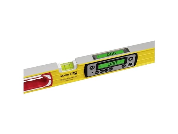 Stabila TECH 196 DL 19826 Digitale vaterpas med skridsikring, inkl. taske 122 cm 0.5 mm/m