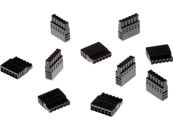 Axis TU6009, 6-PIN, Musta, Uros, Suora, 10 kpl