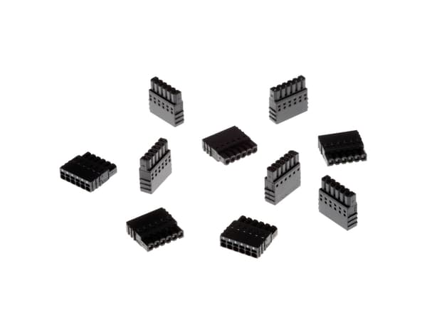 Axis TU6009, 6-PIN, Musta, Uros, Suora, 10 kpl