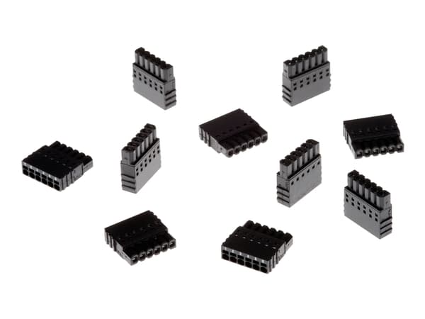 Axis TU6009, 6-PIN, Musta, Uros, Suora, 10 kpl